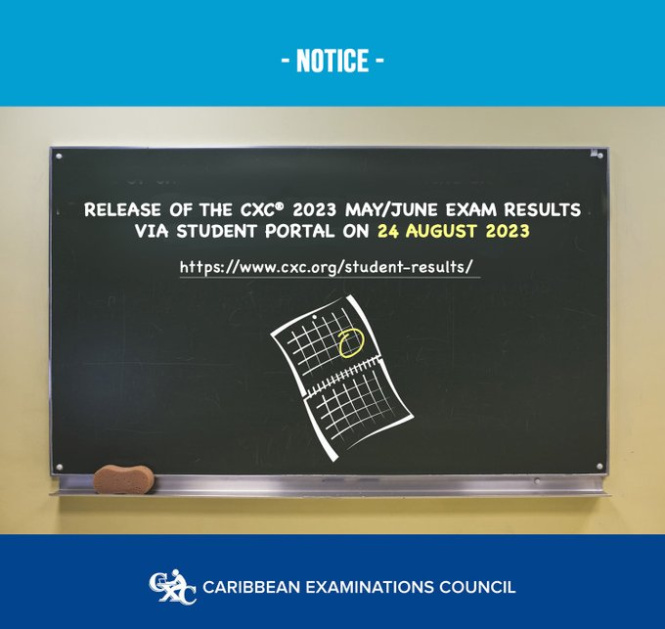 When is CXC Results Release Date and Time 2024/2025